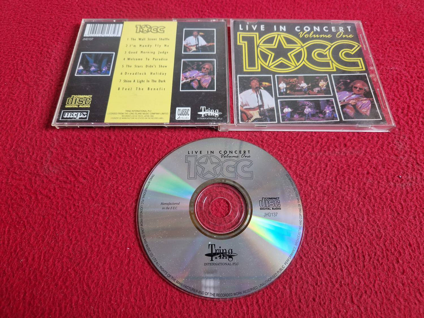 10CC LIVE IN CONCERT VOLUME ONE CD