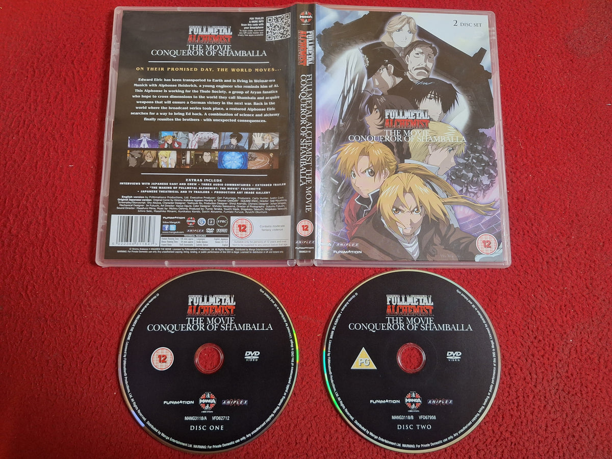 FULL METAL ALCHEMIST THE MOVIE - CONQUEROR OF SHAMBALLA DVD