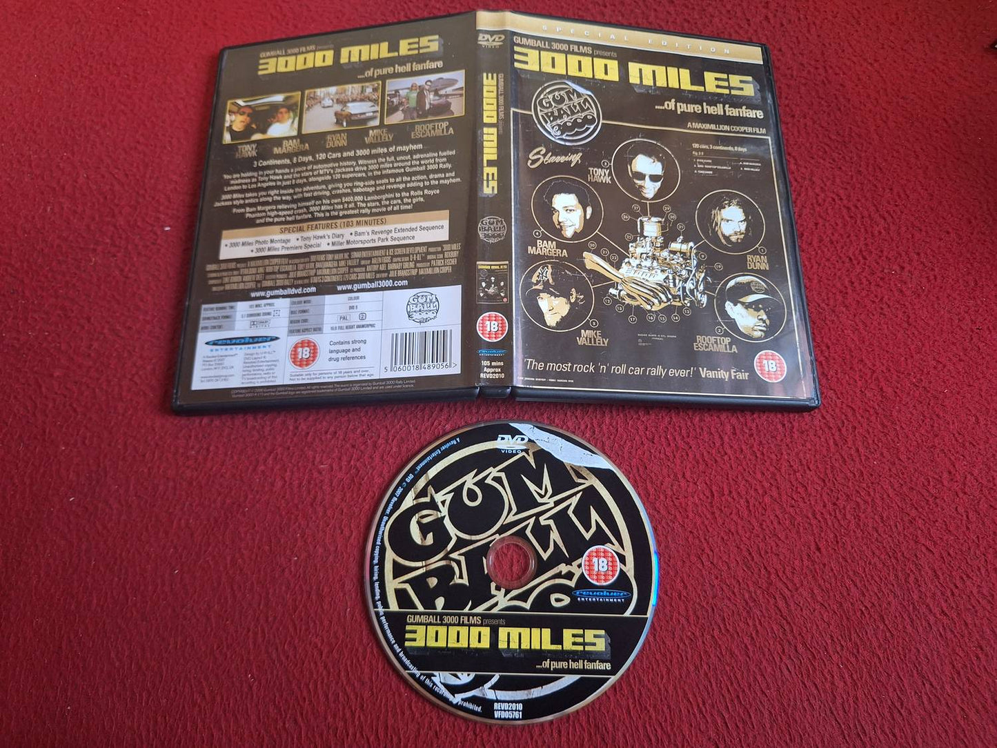 3000 MILES DVD