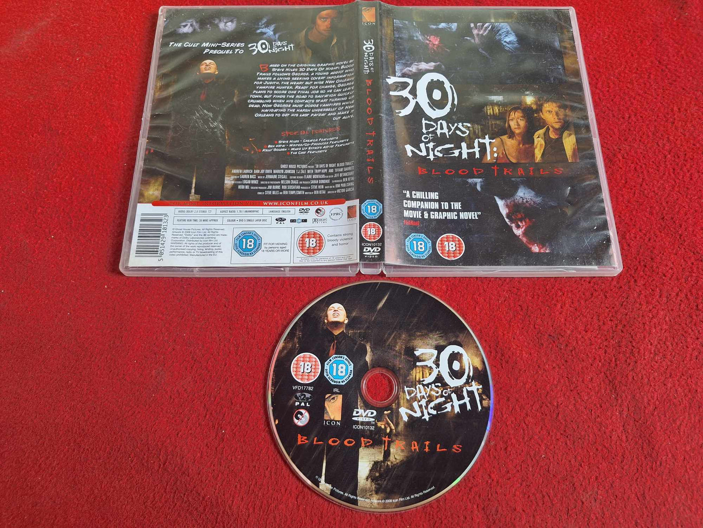 30 DAYS OF NIGHT BLOOD TRIALS DVD