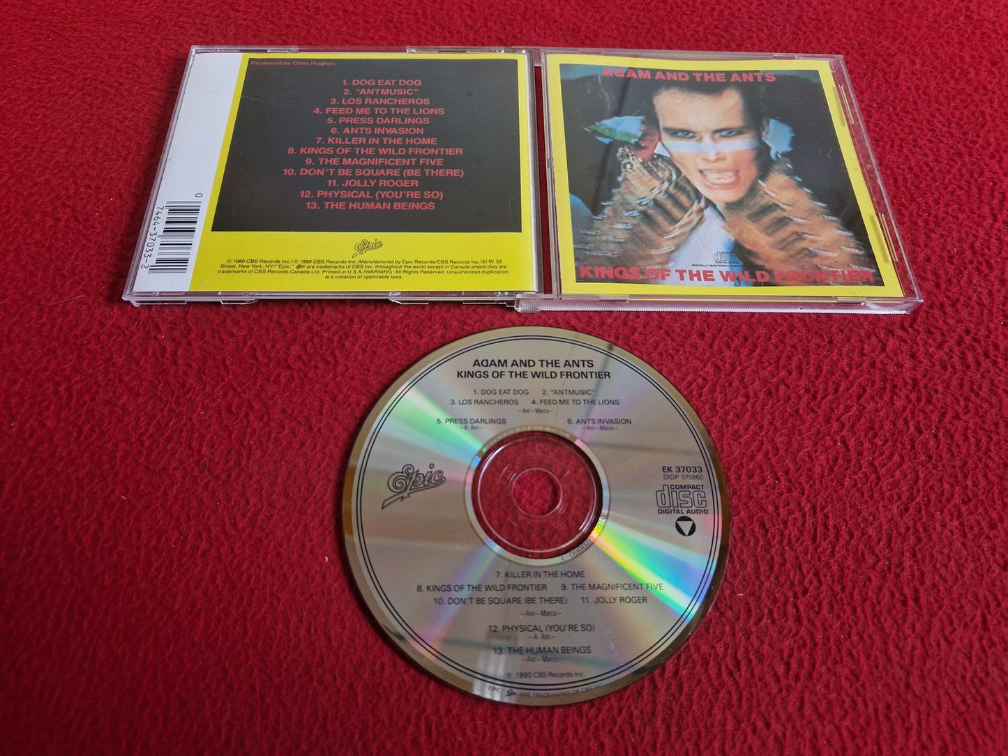 ADAM AND THE ANTS KINGS OF THE WILD FRONTIER CD