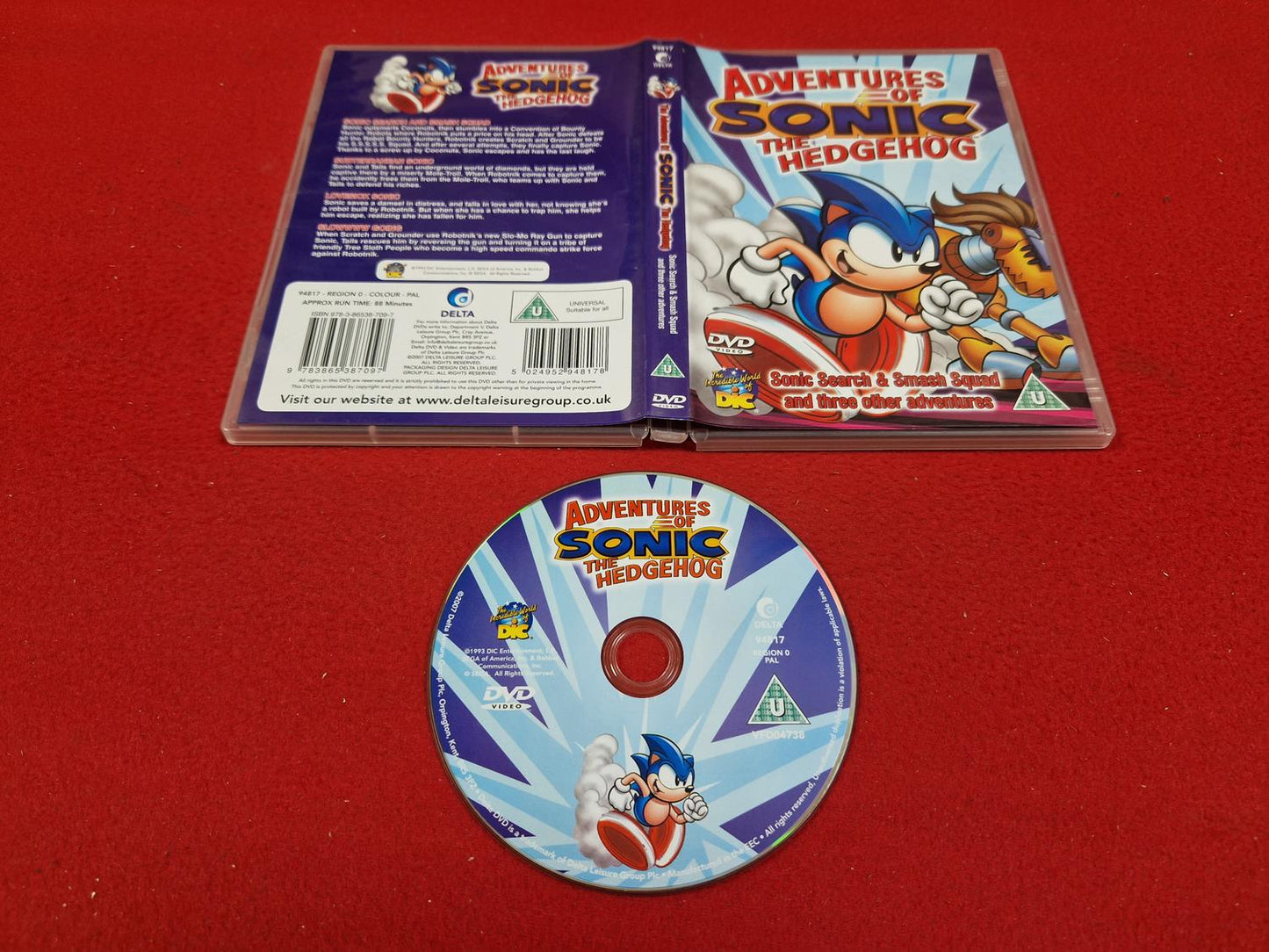 ADVENTURES OF SONIC THE HEDGEHOG SONIC SEARCH & SMASH SQUAD + 3 till DVD