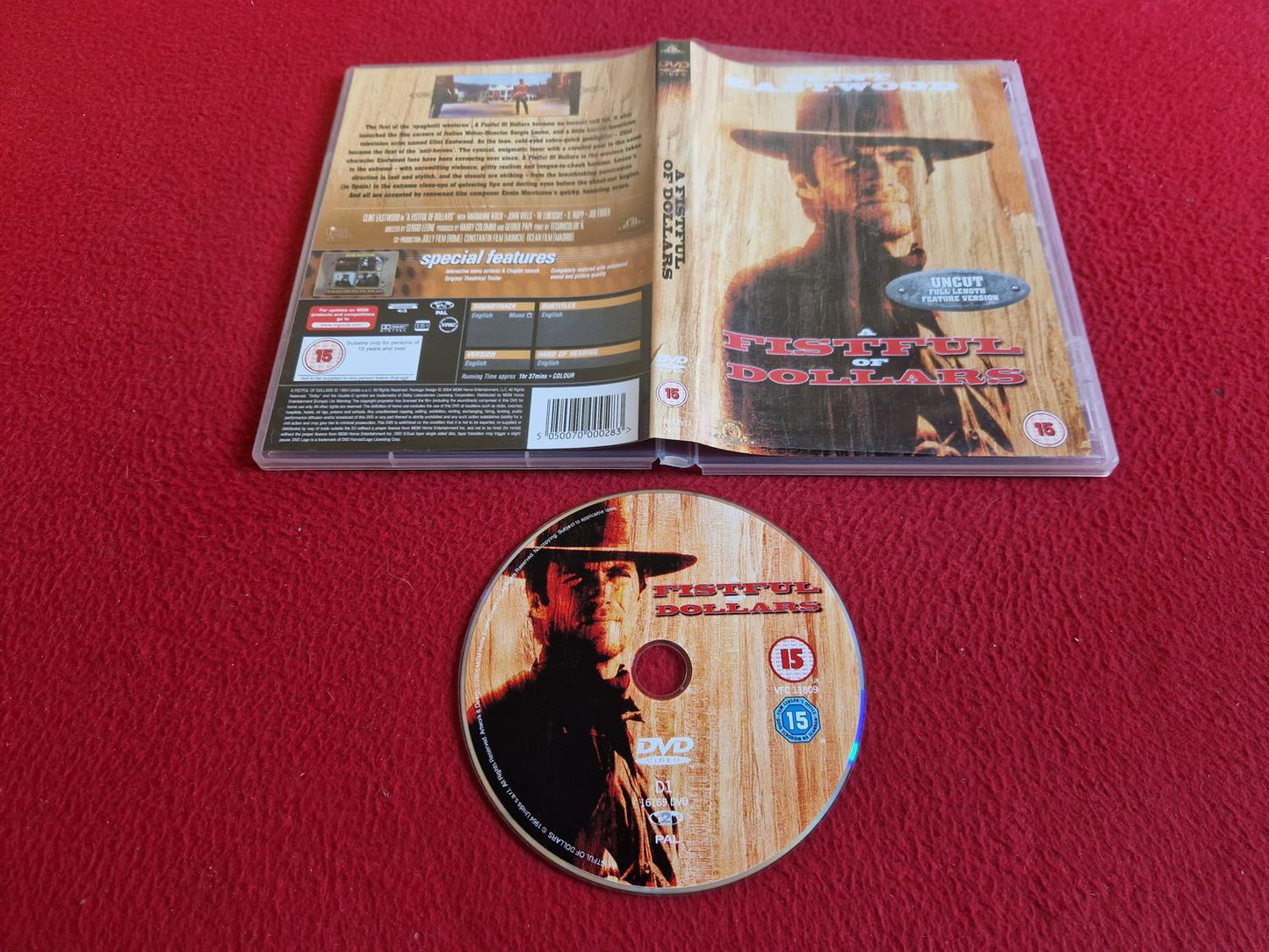 A FISTFUL OF DOLLARS DVD