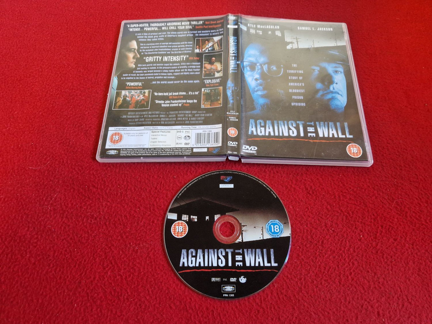 AGAINST THE WALL DVD