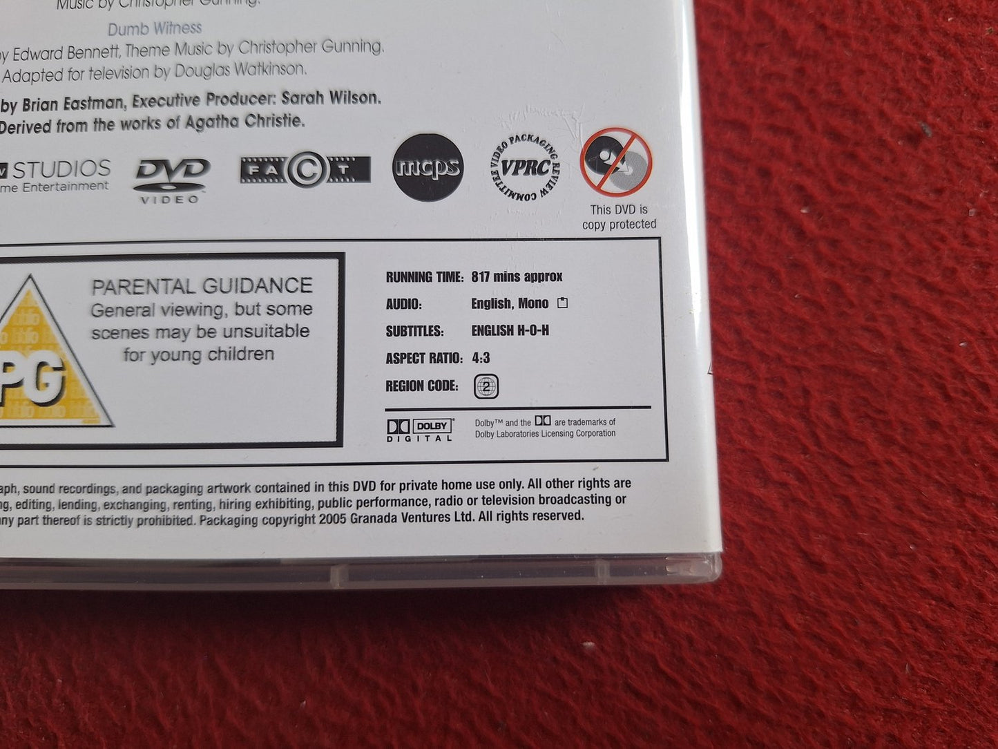 AGATHA CHRISTIE POIROT COLLECTION 4 BOX DVD