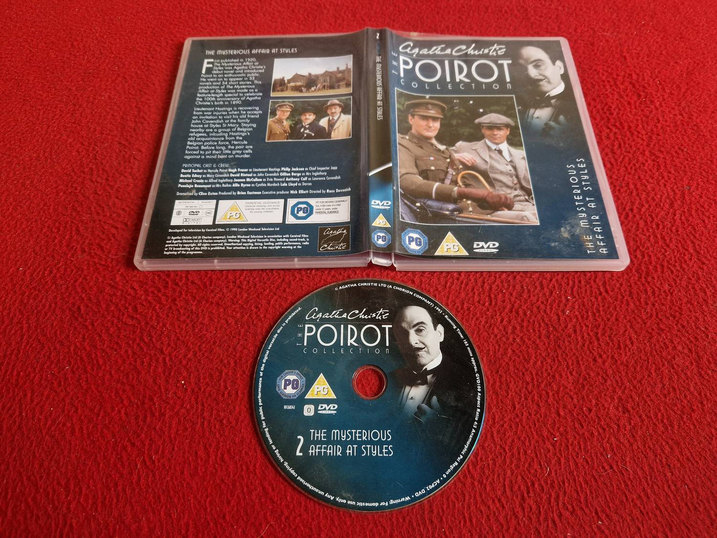 AGATHA CHRISTIE POIROT THE MYSTERIOUS AFFAIR AT STYLES DVD