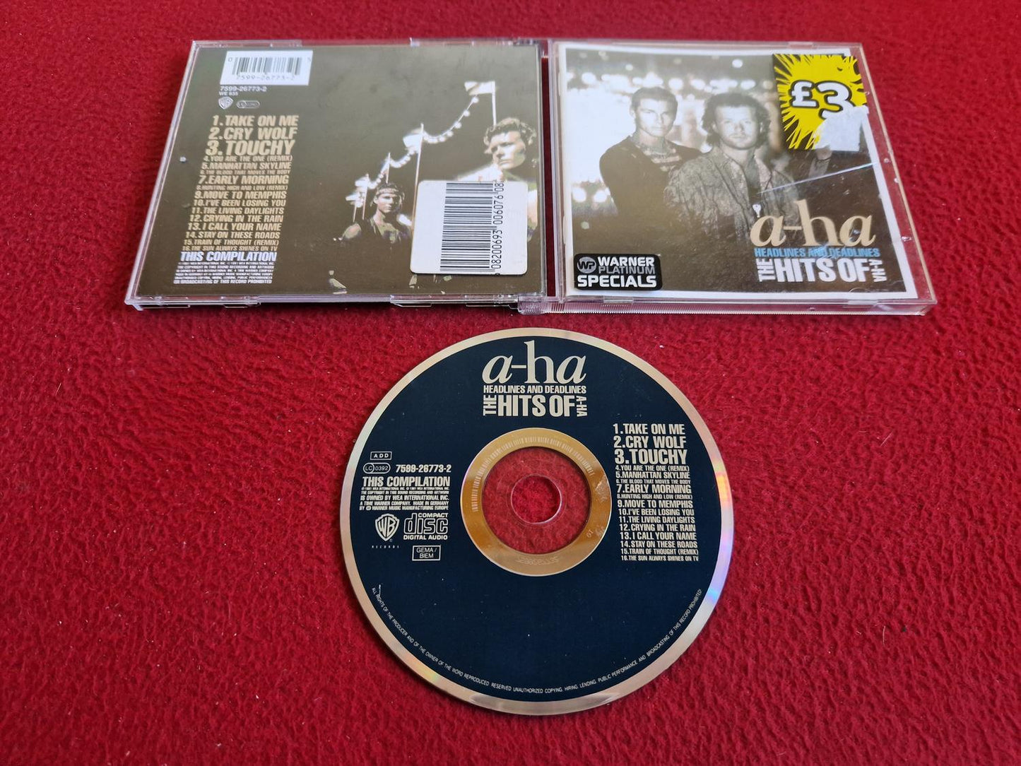 A HA HEADLINES AND DEADLINES: THE HITS OF A-HA CD