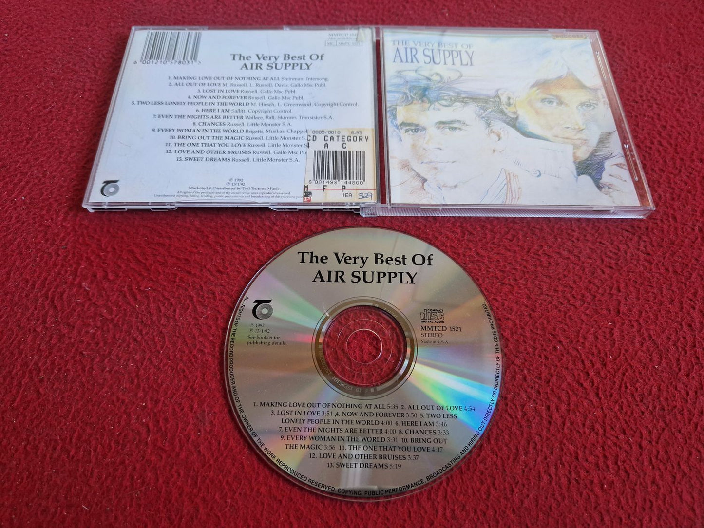 AIR SUPPLY THE VERY BEST OF CD