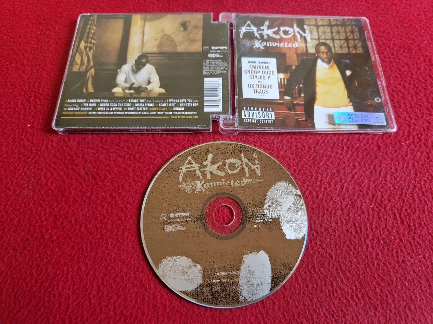 AKON KONVICTED SPECIAL EDITION CD