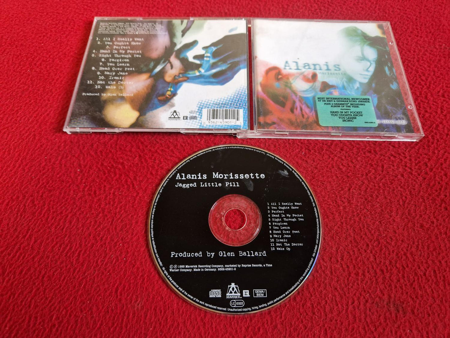 ALANIS MORISSETTE JAGGED LITTLE PILL CD