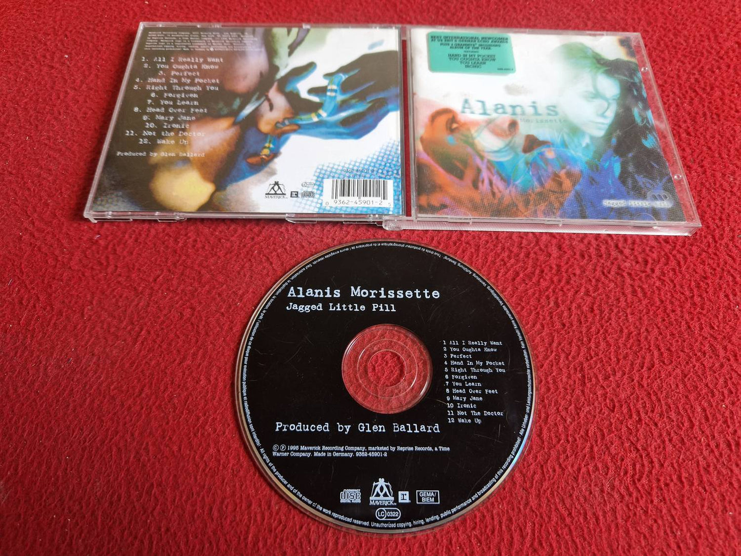 ALANIS MORISSETTE JAGGED LITTLE PILL CD