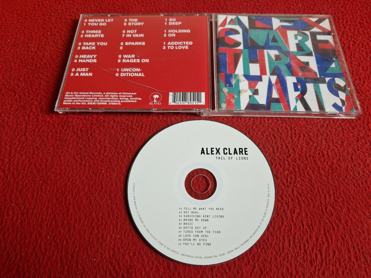 ALEX CLARE TAIL OF LIONS CD