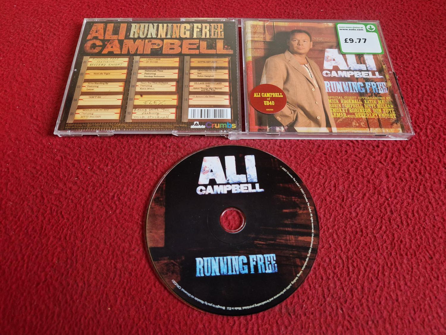 ALI CAMPBELL RUNNING FREE CD
