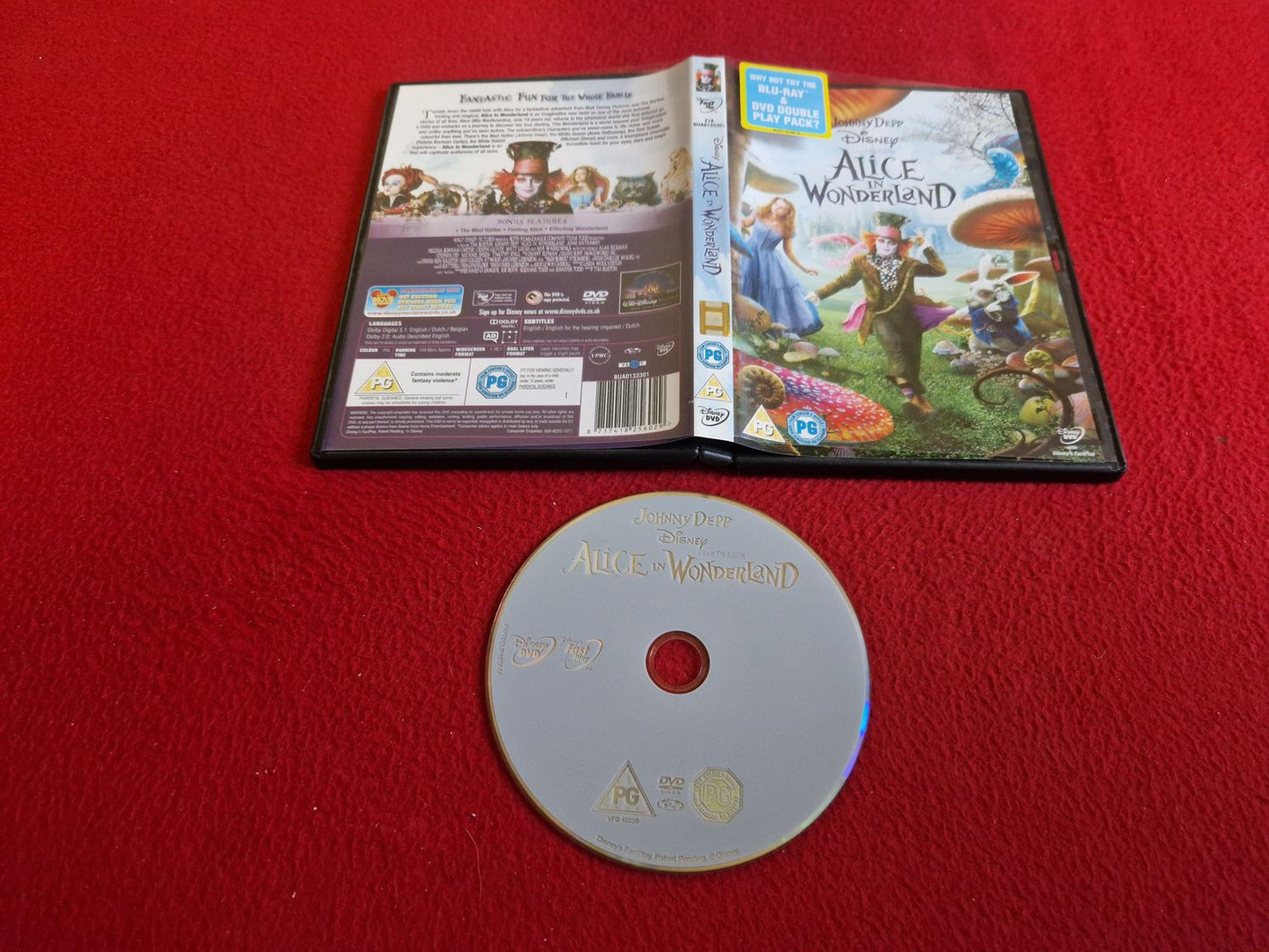 ALICE IN WONDERLAND DVD