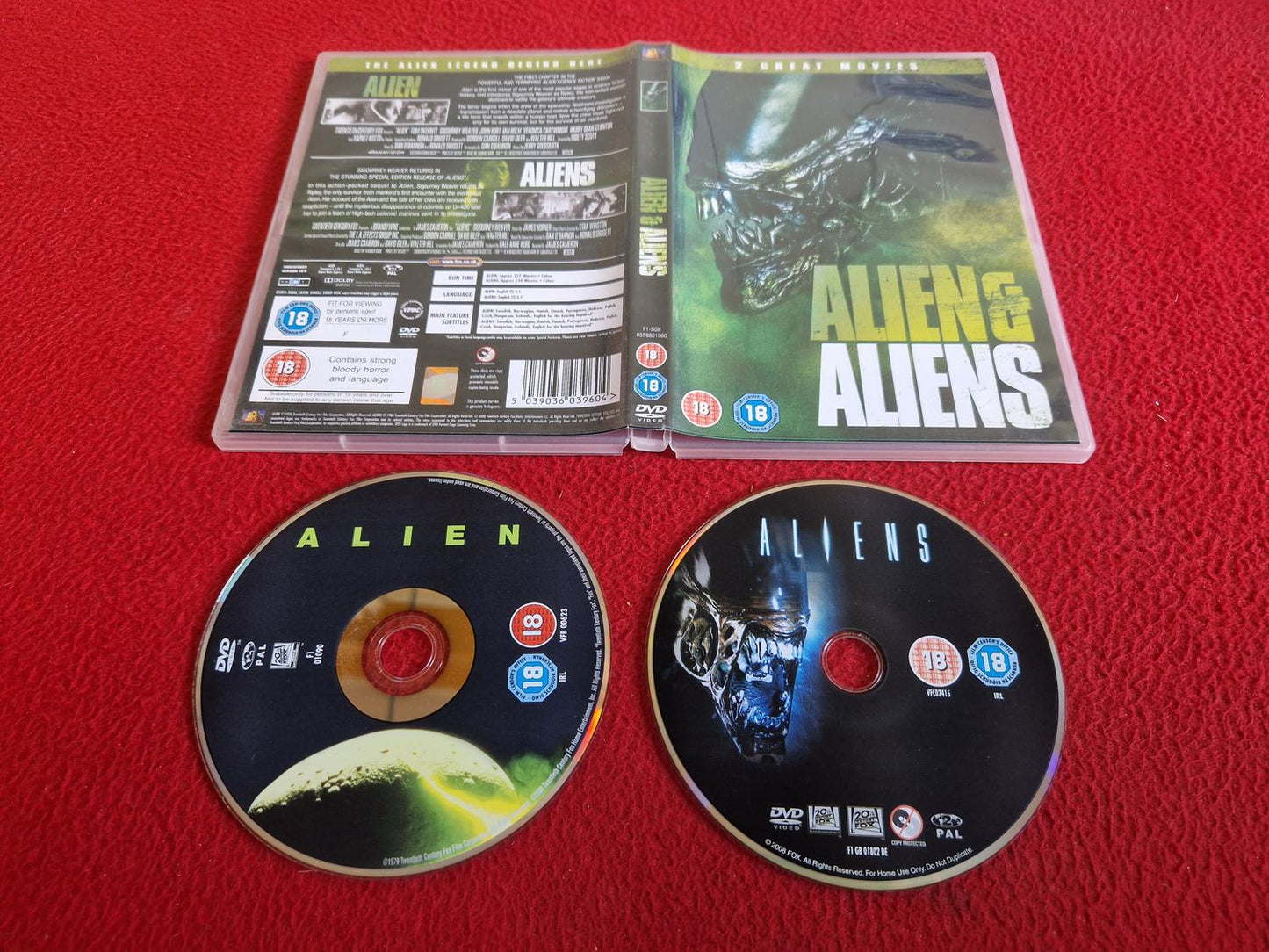 ALIEN / ALIENS DVD