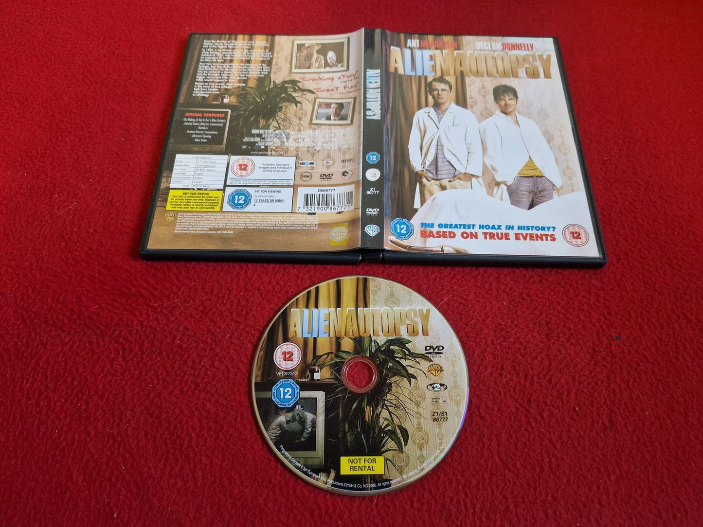 ALIEN AUTOPSY DVD