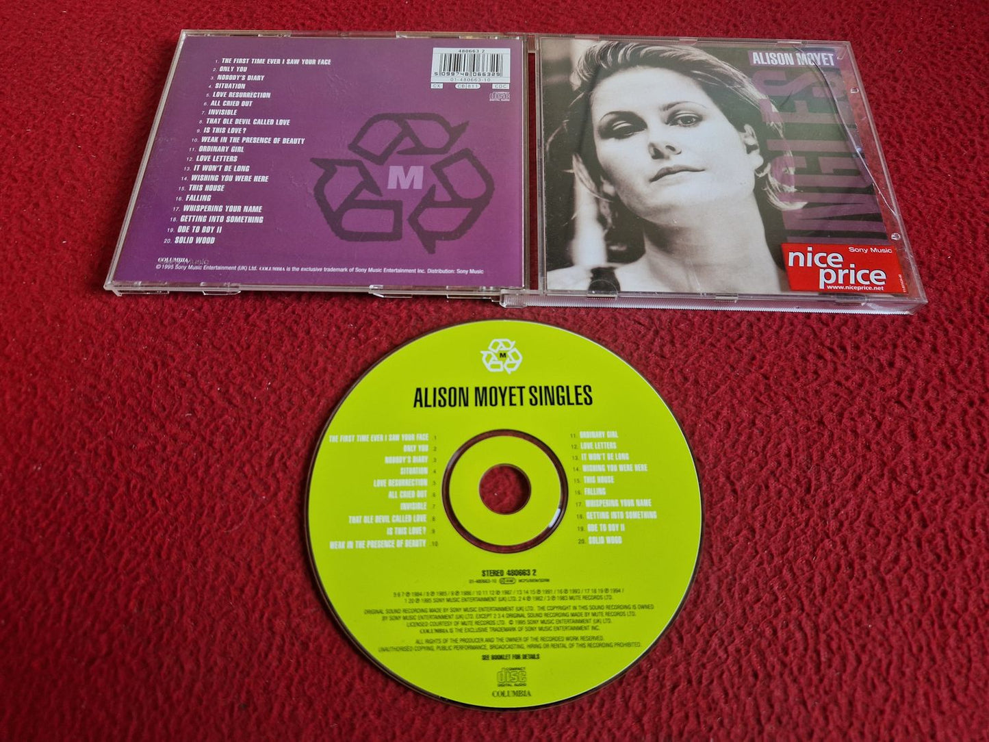 ALISON MOYET SINGLES CD
