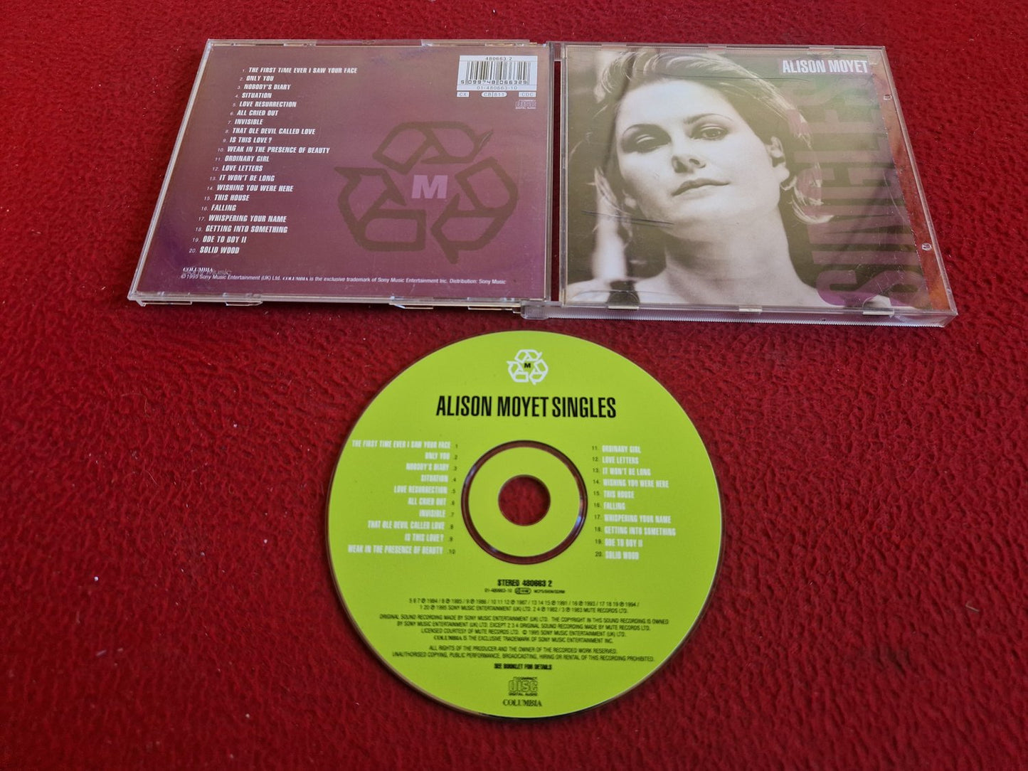 ALISON MOYET SINGLES CD