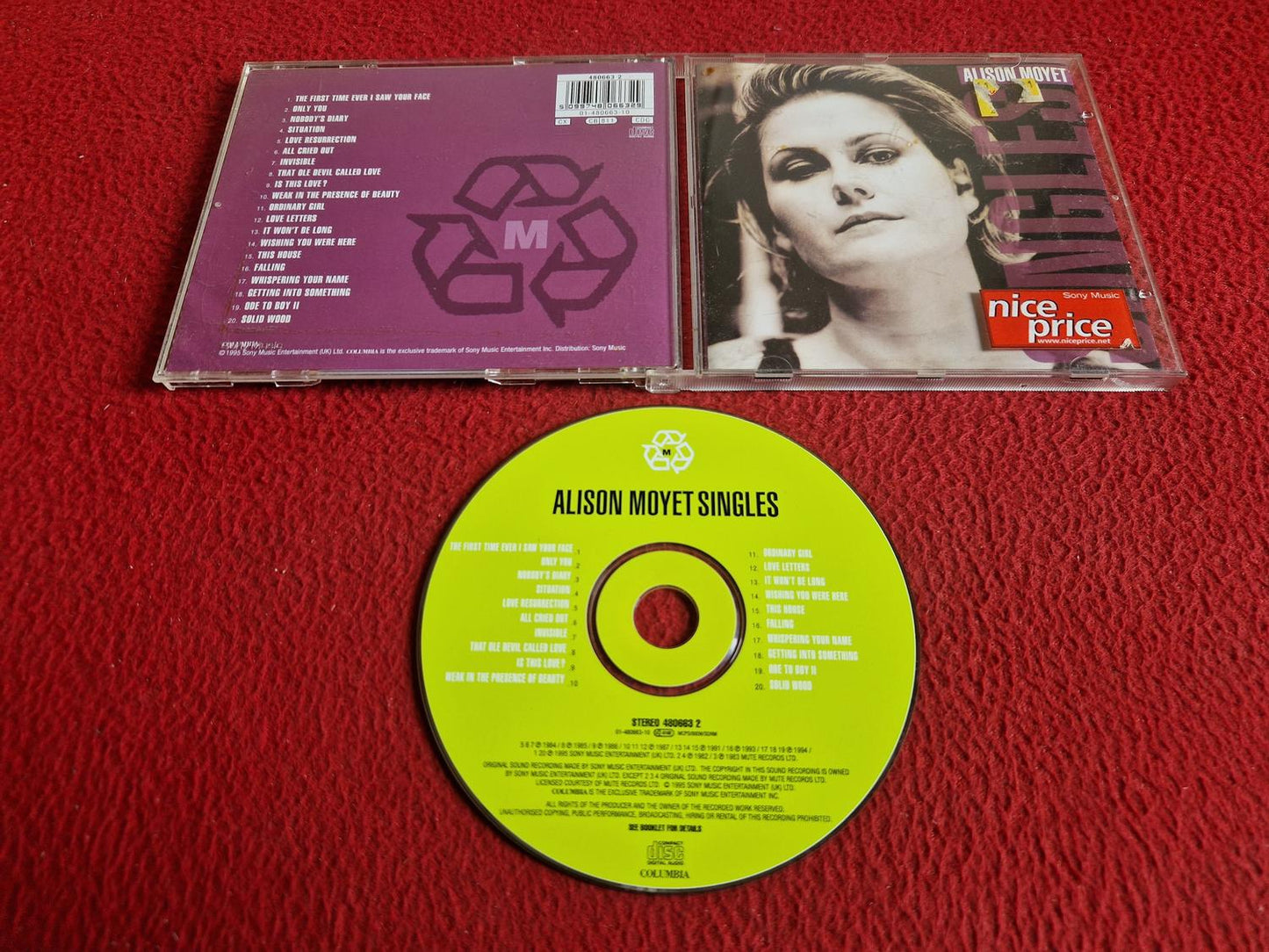 ALISON MOYET SINGLES CD