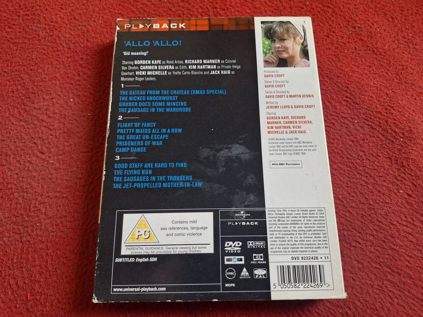 'ALLO 'ALLO SERIES 3 & 4 BOX DVD
