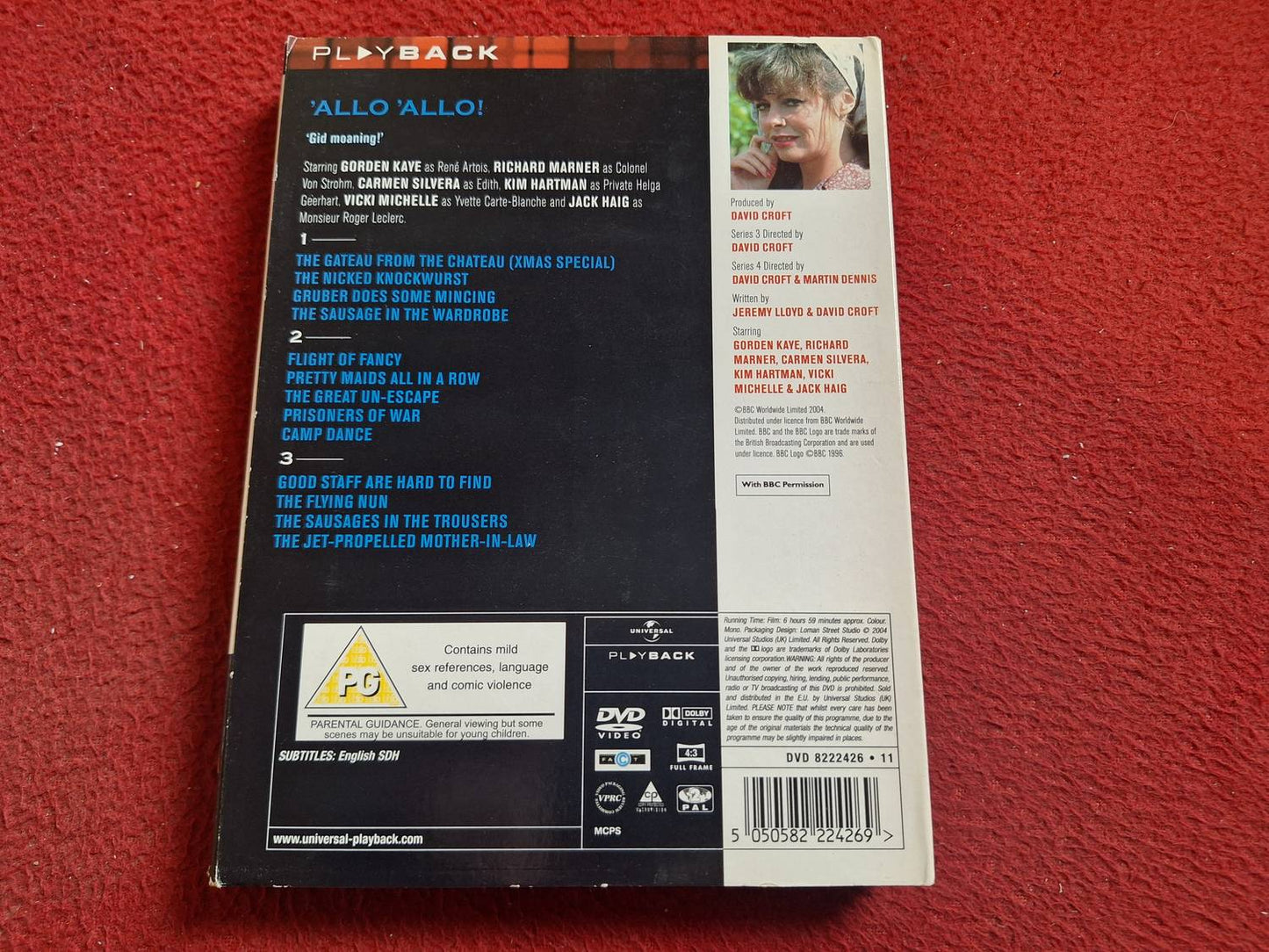 'ALLO 'ALLO SERIES 3 & 4 BOX DVD