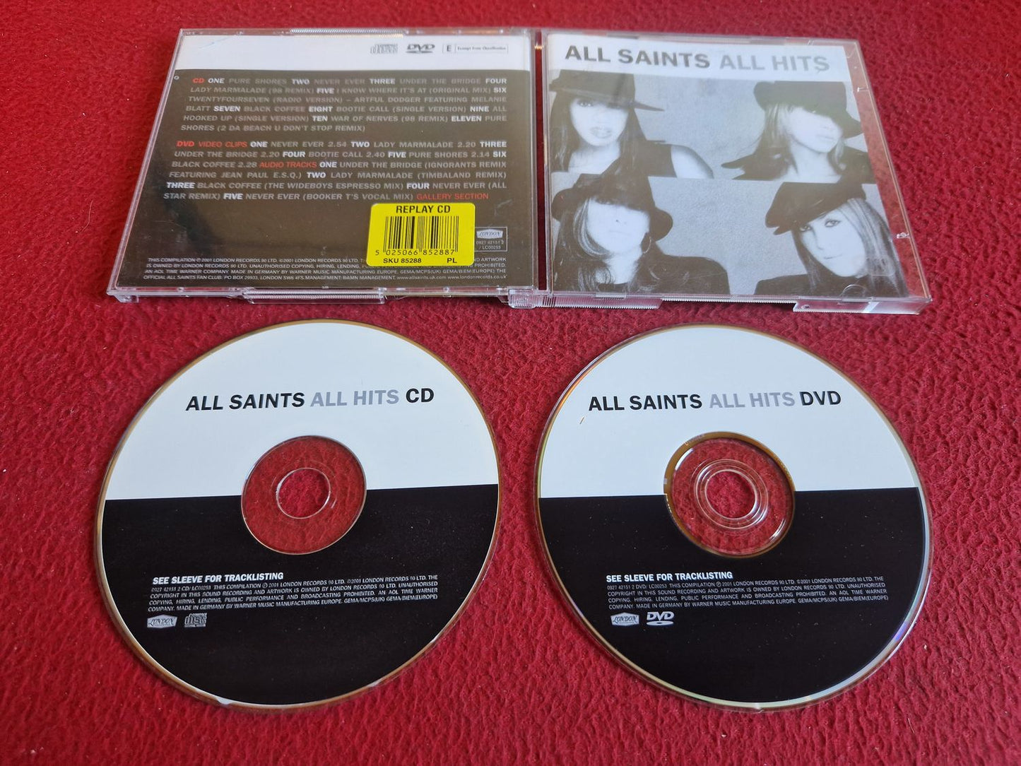 ALL SAINTS ALL HITS CD / DVD