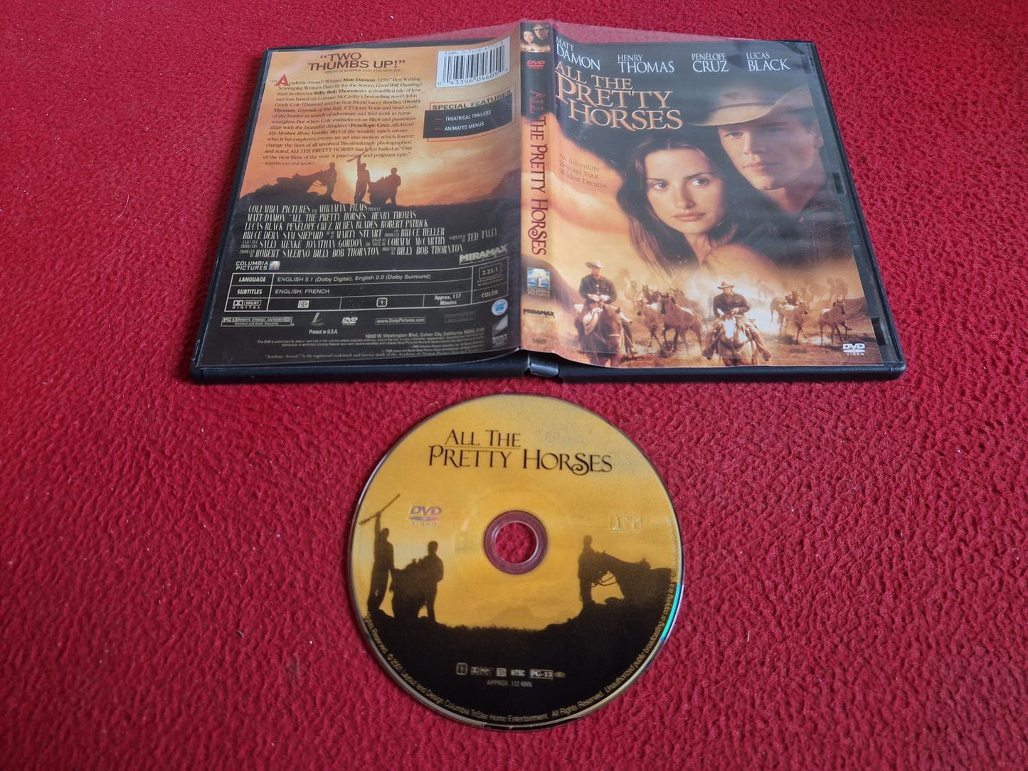 ALL THE PRETTY HORSES DVD