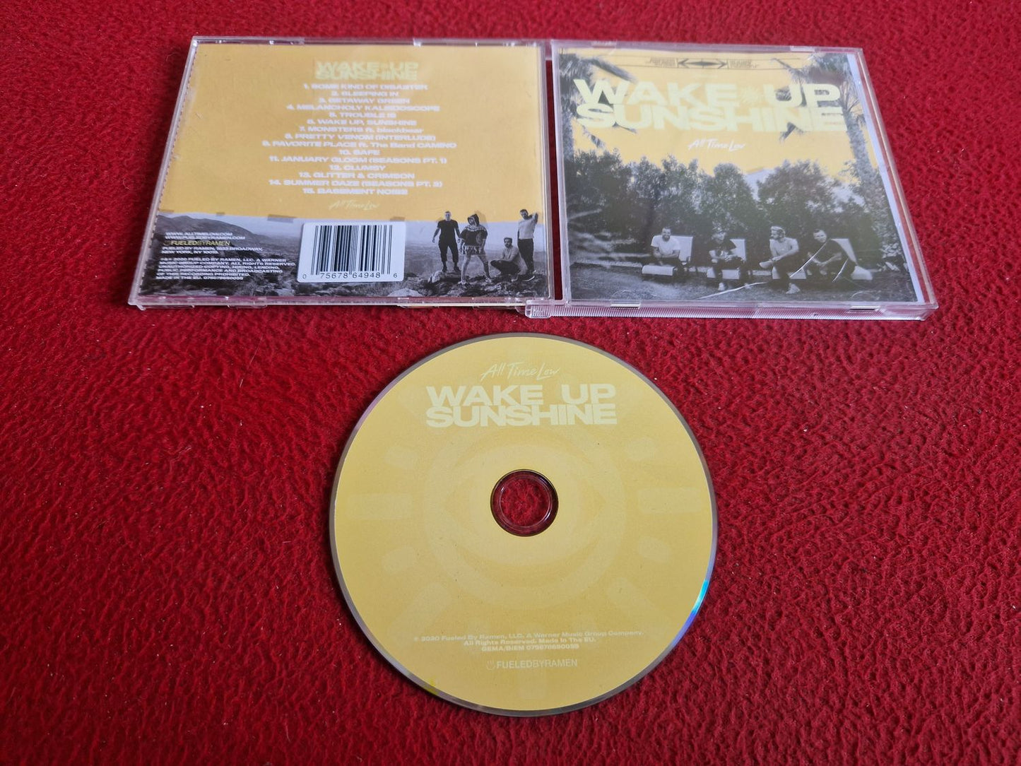 ALL TIME LOW WAKE UP SUNSHINE CD