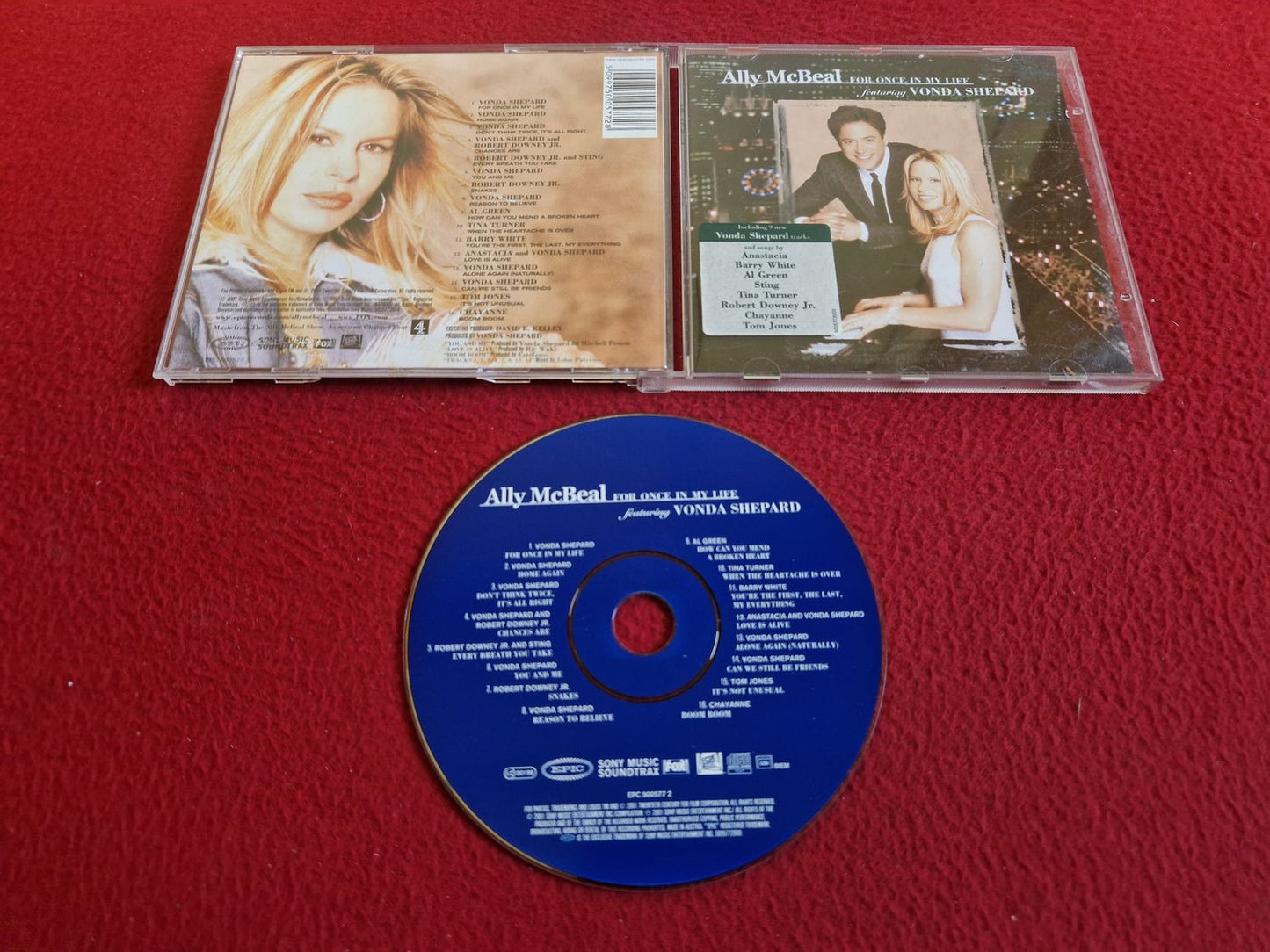 ALLY MCBEAL FOR ONCE IN MY LIFE FEATURING VONDA SHEPARD CD