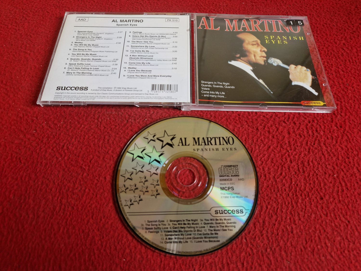 AL MARTINO SPANISH EYES CD