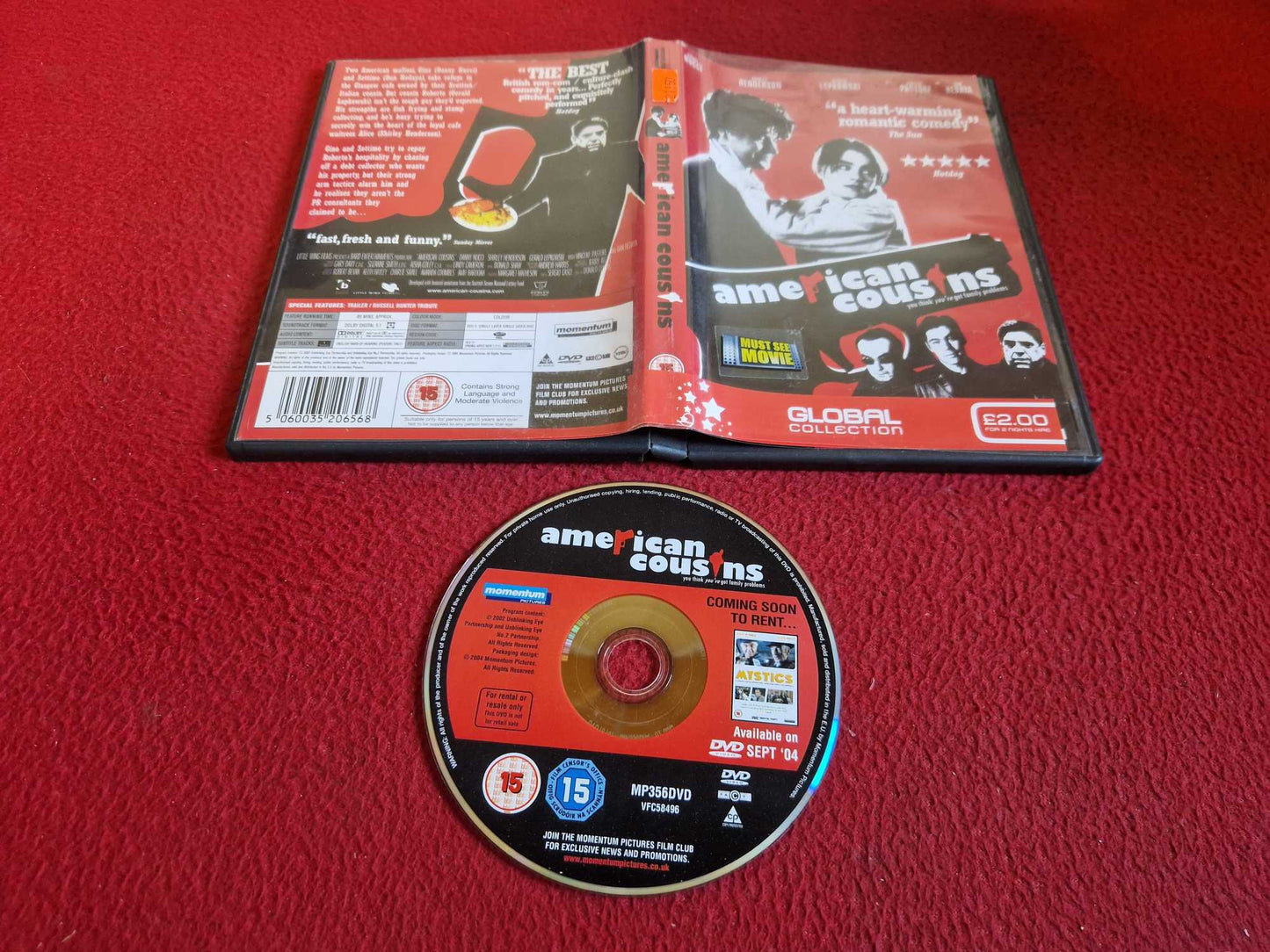 AMERICAN COUSINS DVD