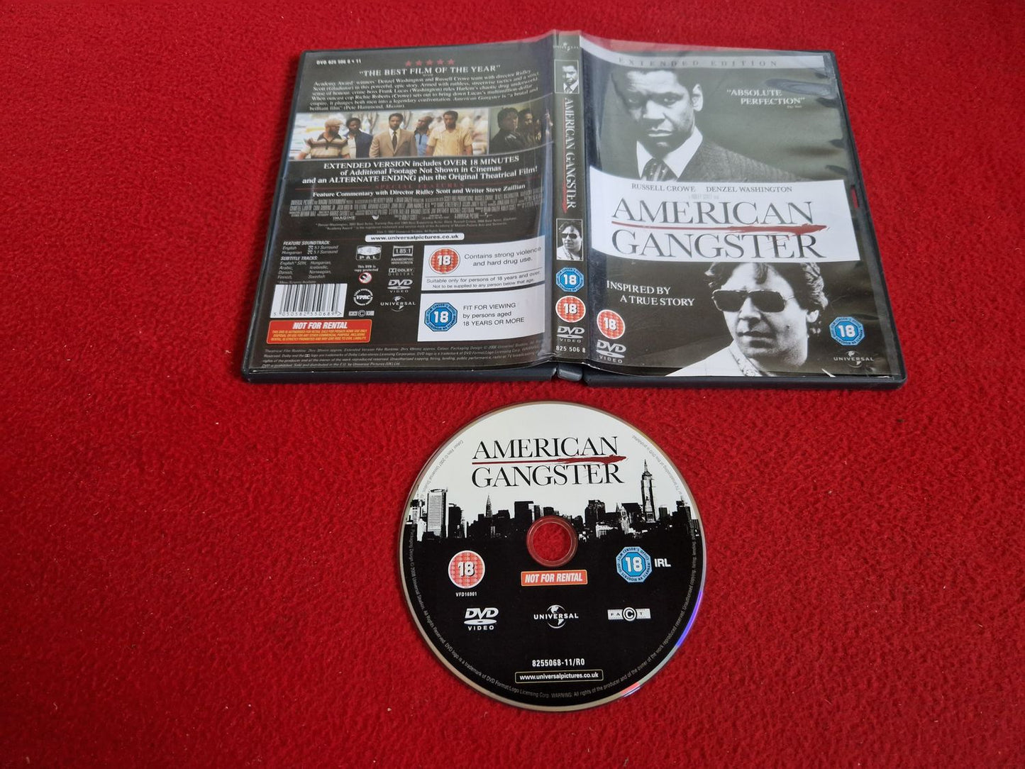 AMERICAN GANGSTER DVD