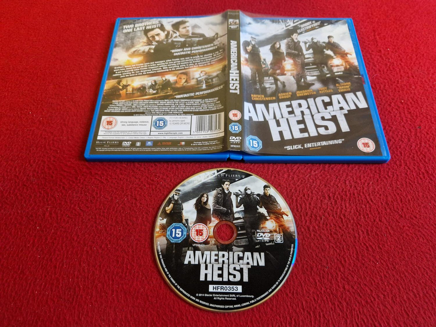 AMERICAN HEIST DVD