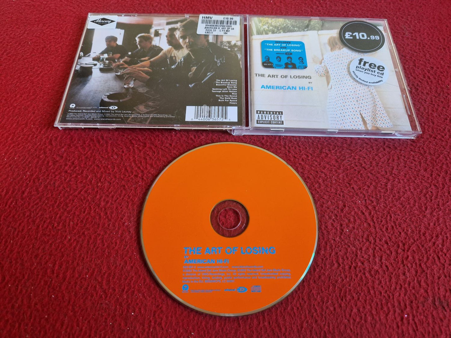 AMERICAN HI-FI THE ART OF LOSING CD