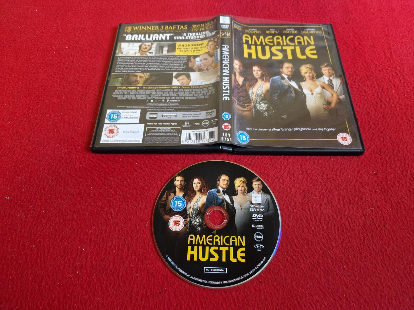 AMERICAN HUSTLE DVD
