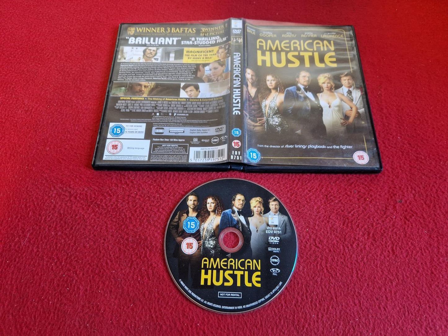 AMERICAN HUSTLE DVD