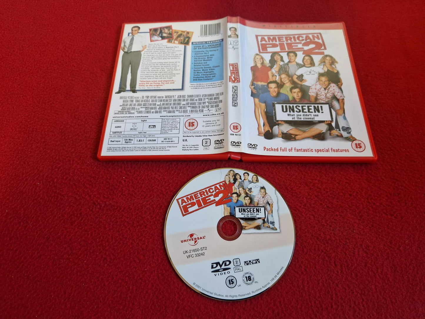 AMERICAN PIE 2 DVD