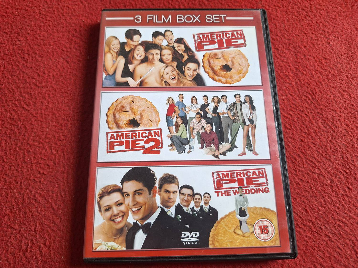 AMERICAN PIE / AMERICAN PIE 2 / AMERICAN PIE THE WEDDING BOX DVD