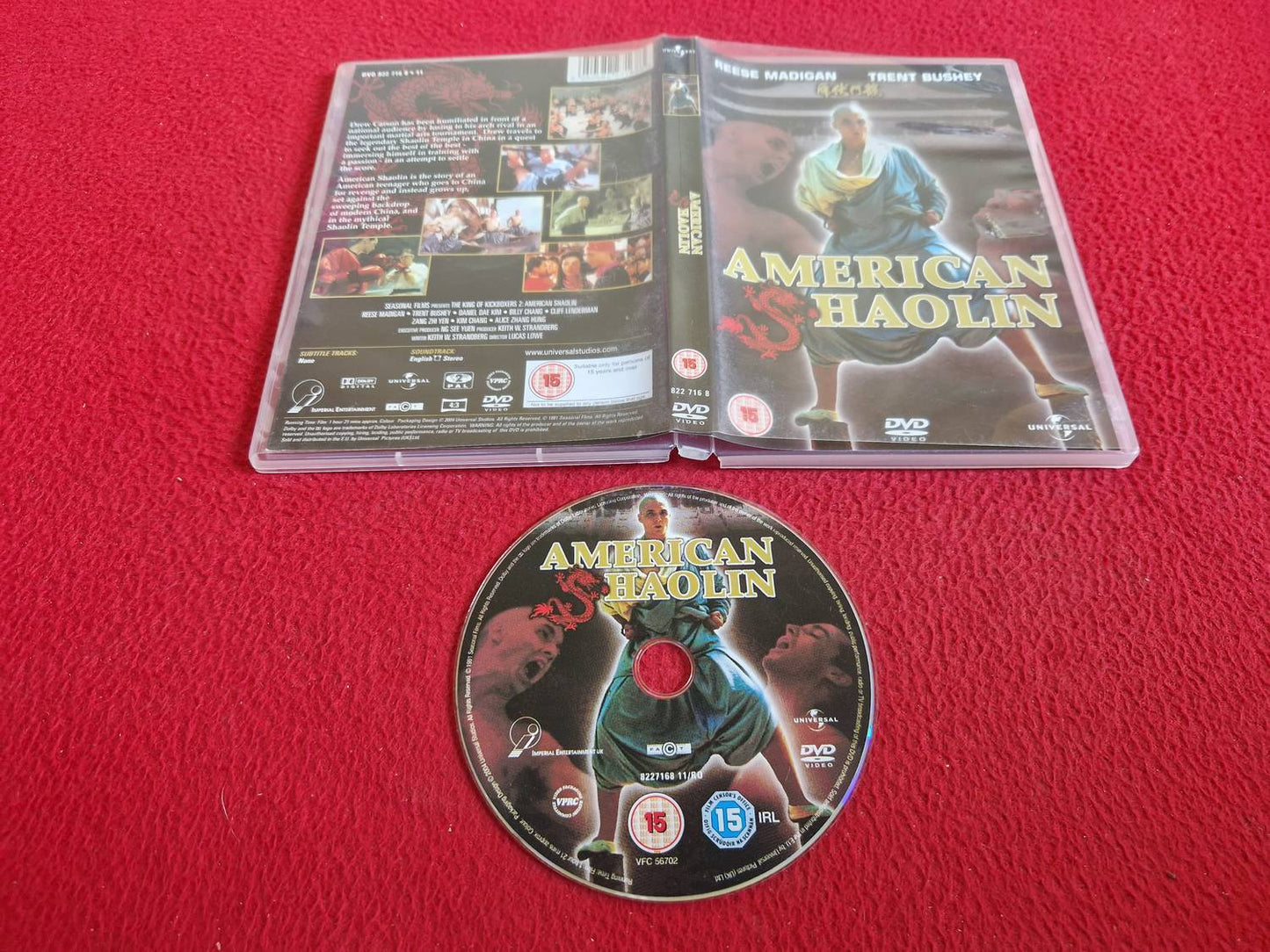 AMERICAN SHAOLIN DVD