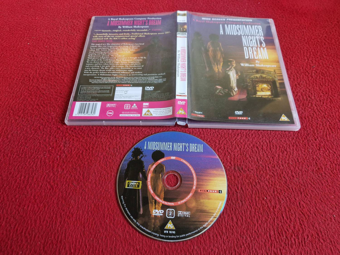 A MIDSUMMER NIGHT'S DREAM DVD