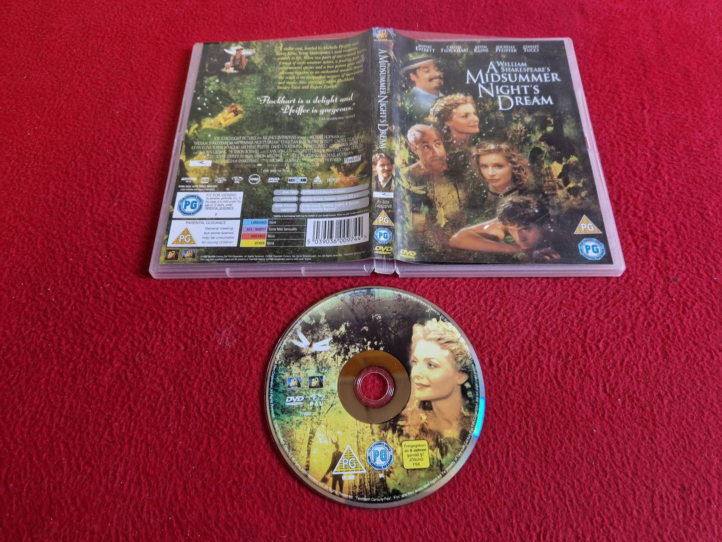 A MIDSUMMER NIGHT'S DREAM DVD