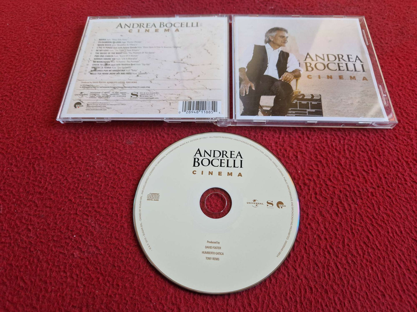 ANDREA BOCELLI CINEMA CD