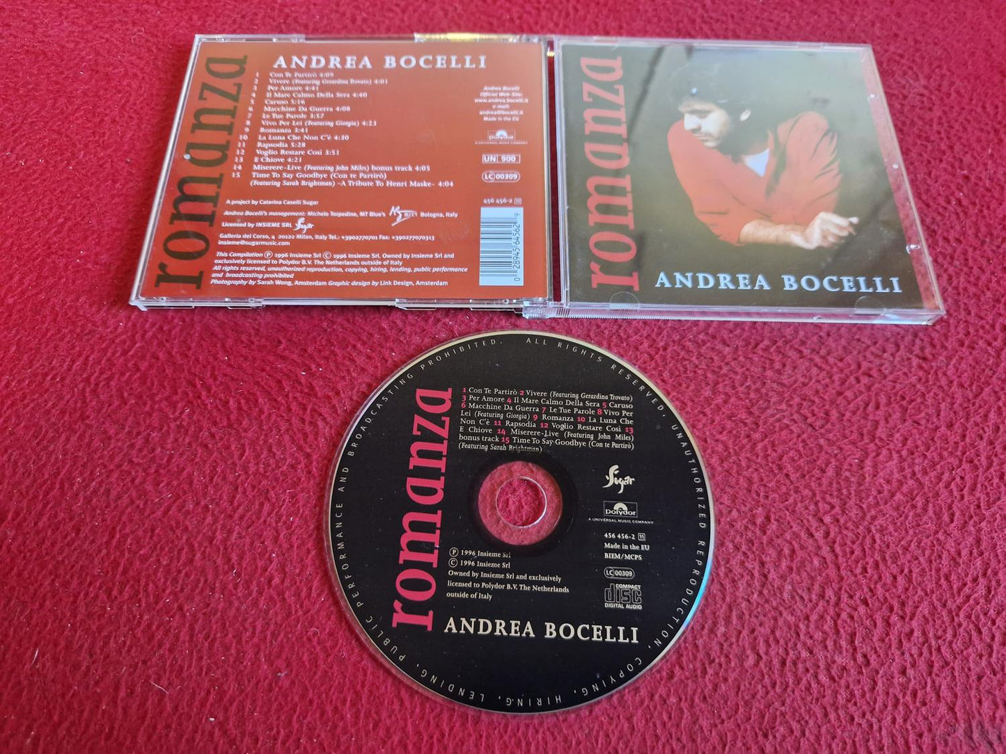 ANDREA BOCELLI ROMANZA CD