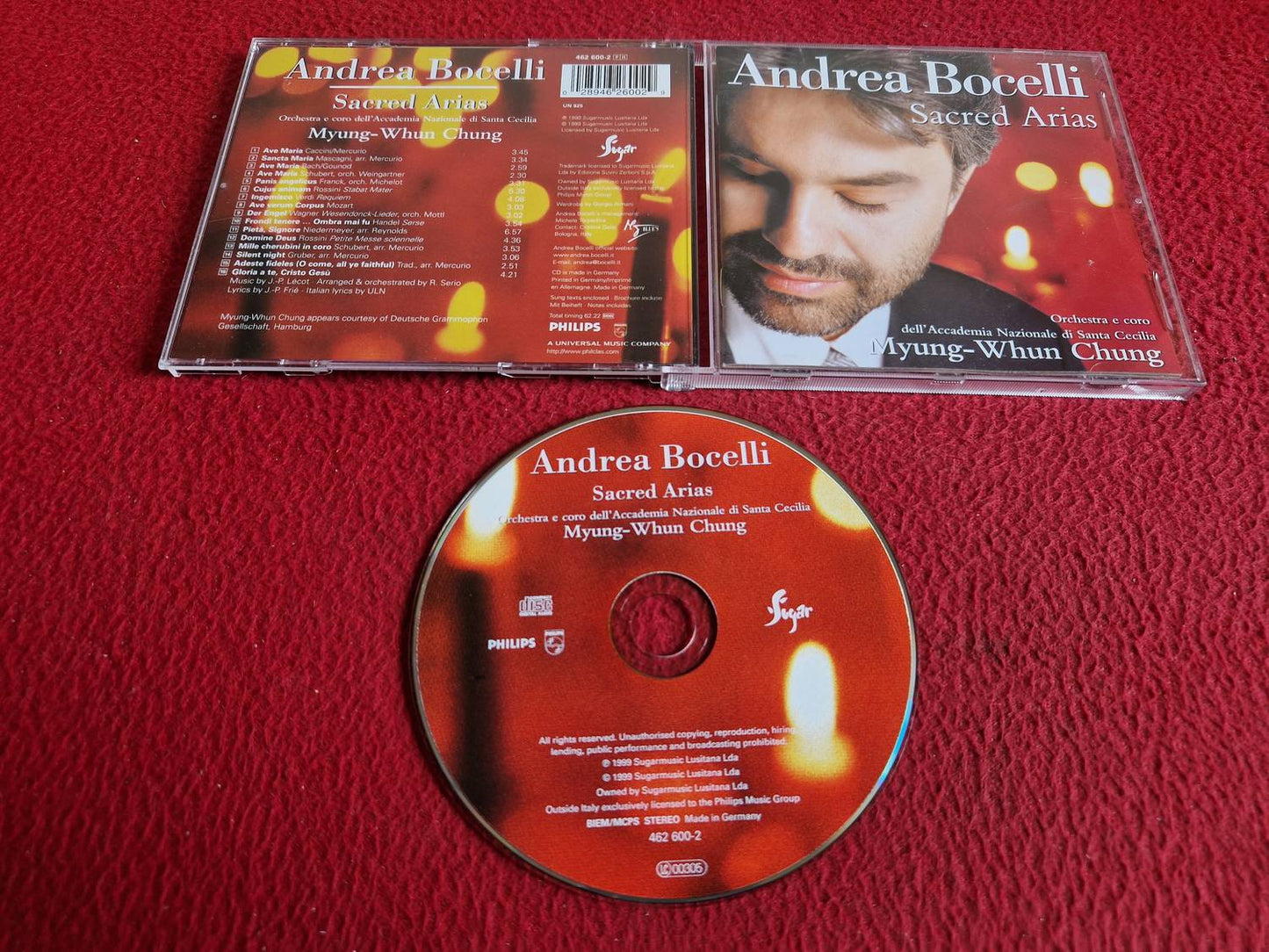 ANDREA BOCELLI SACRED ARIAS CD
