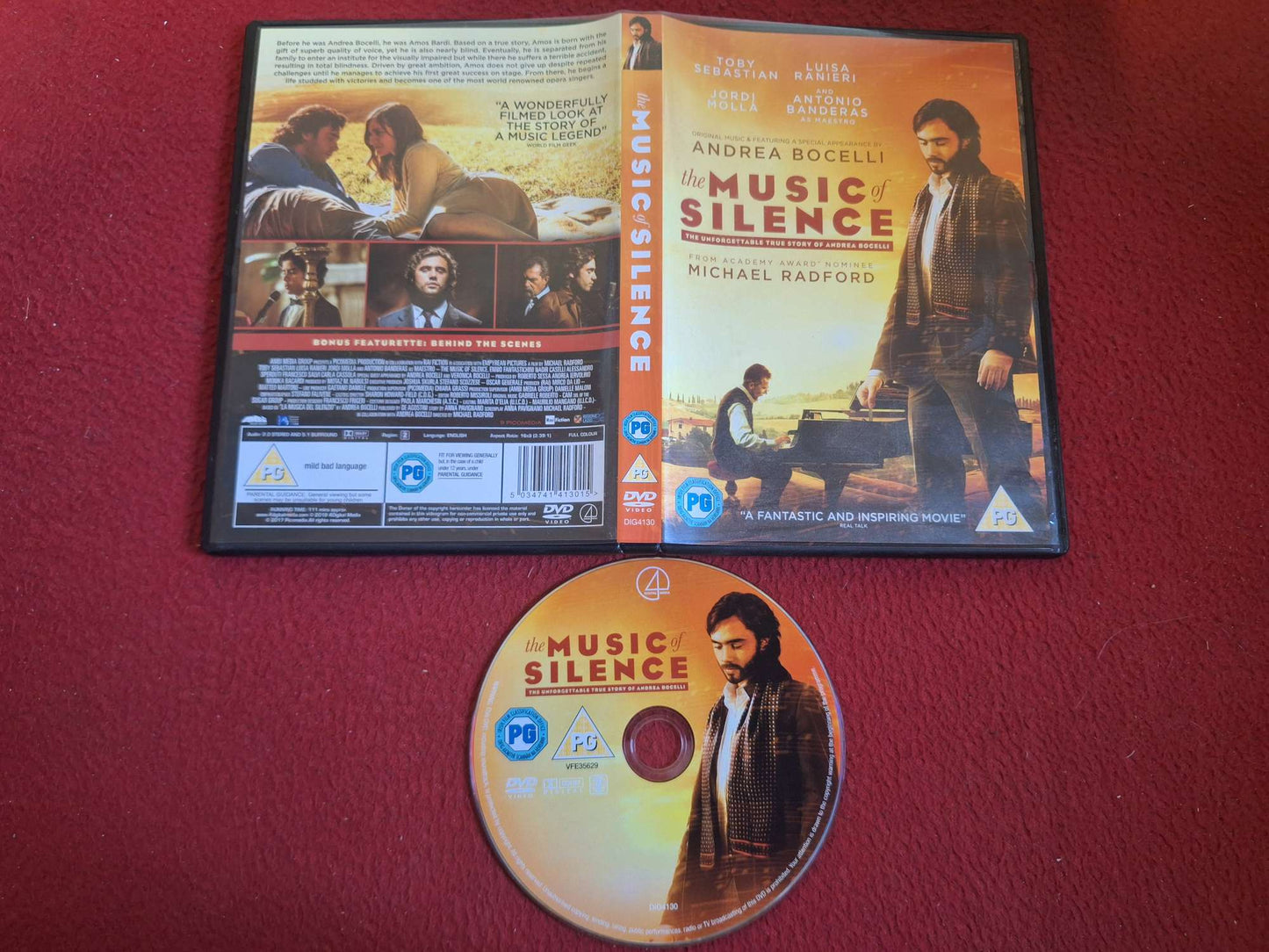 ANDREA BOCELLI THE MUSIC OF SILENCE DVD