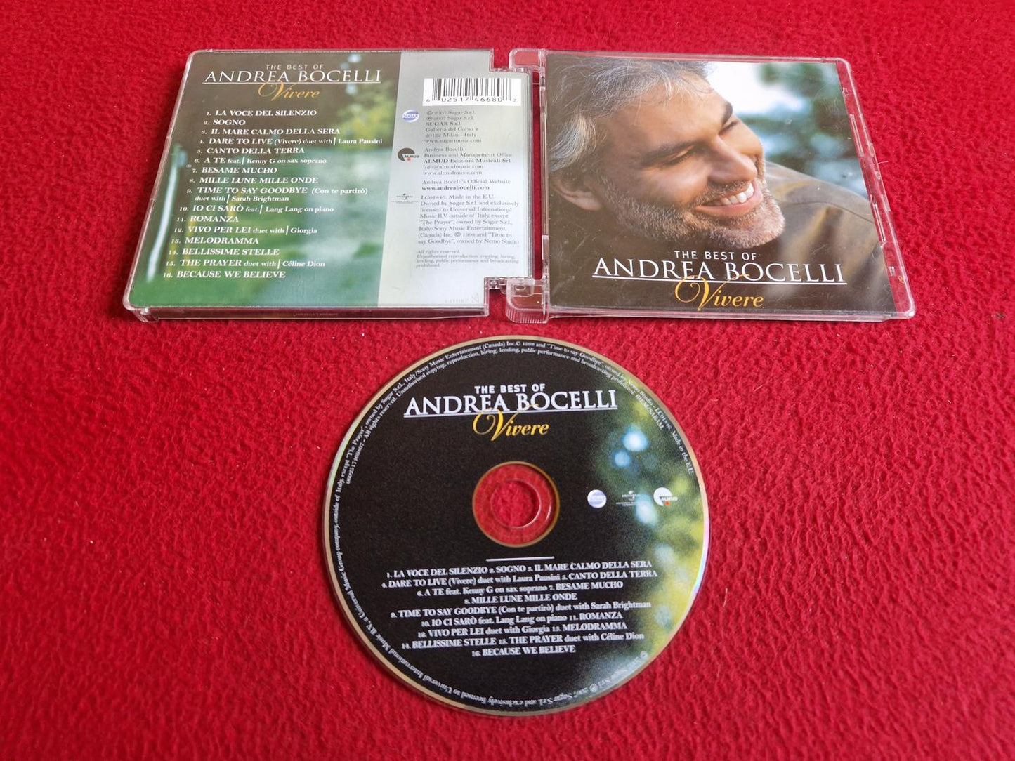 ANDREA BOCELLI VIVERE THE BEST OF CD
