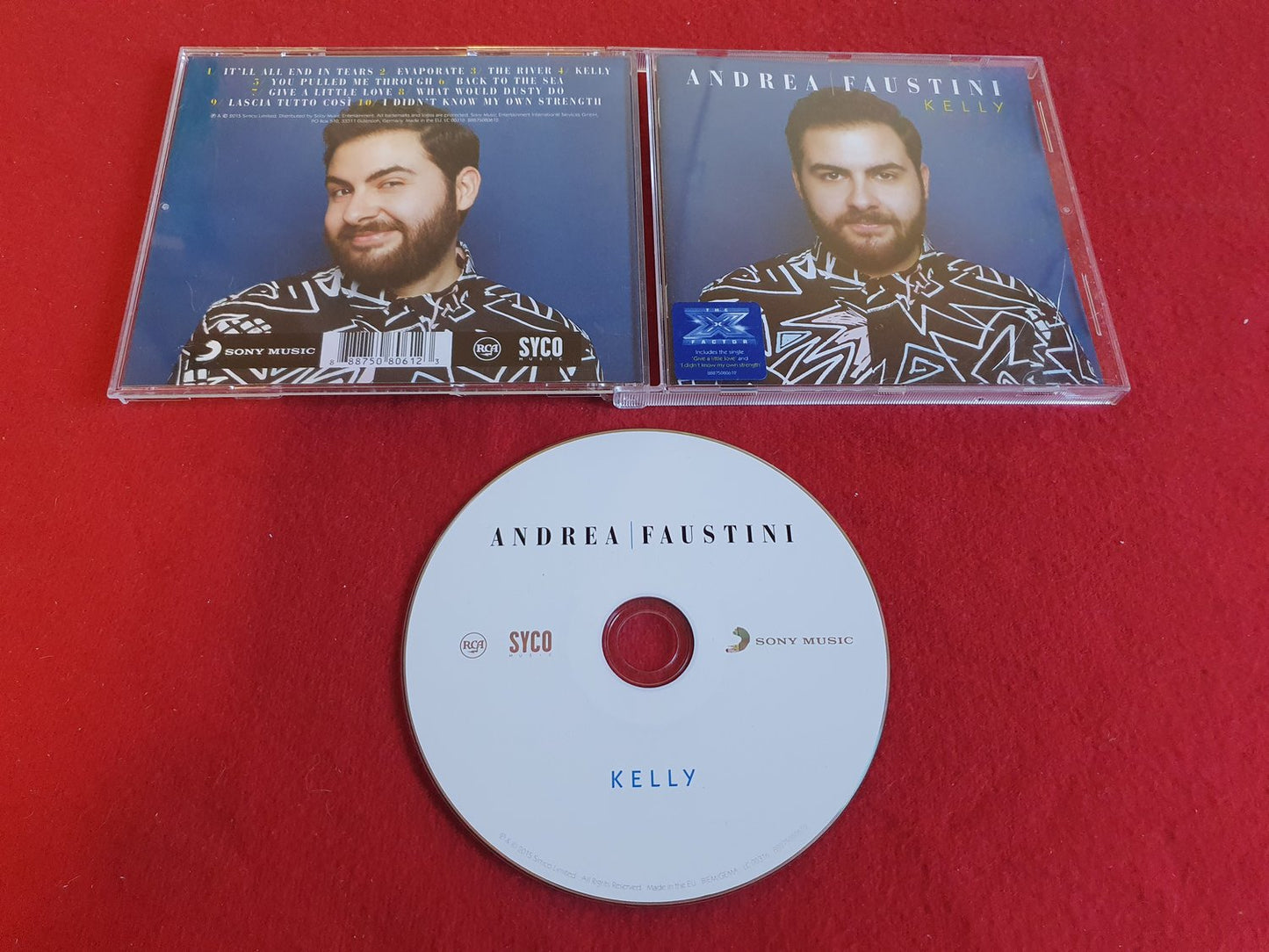 ANDREA FAUSTINI KELLY till CD