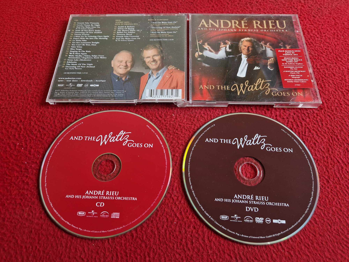ANDRE RIEU AND THE WALTZ GOES ON CD / DVD