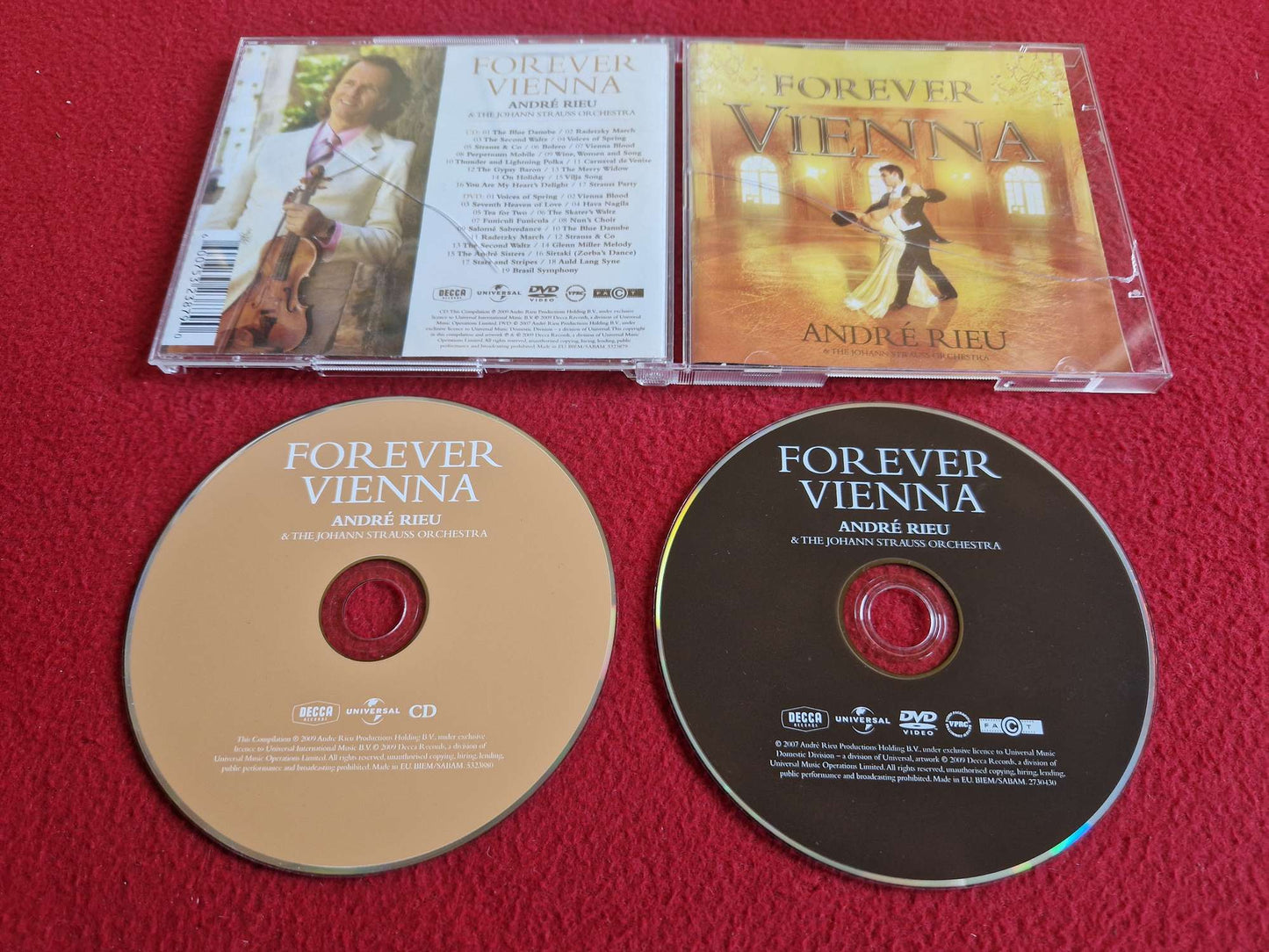 ANDRE RIEU FOREVER VIENNA CD / DVD