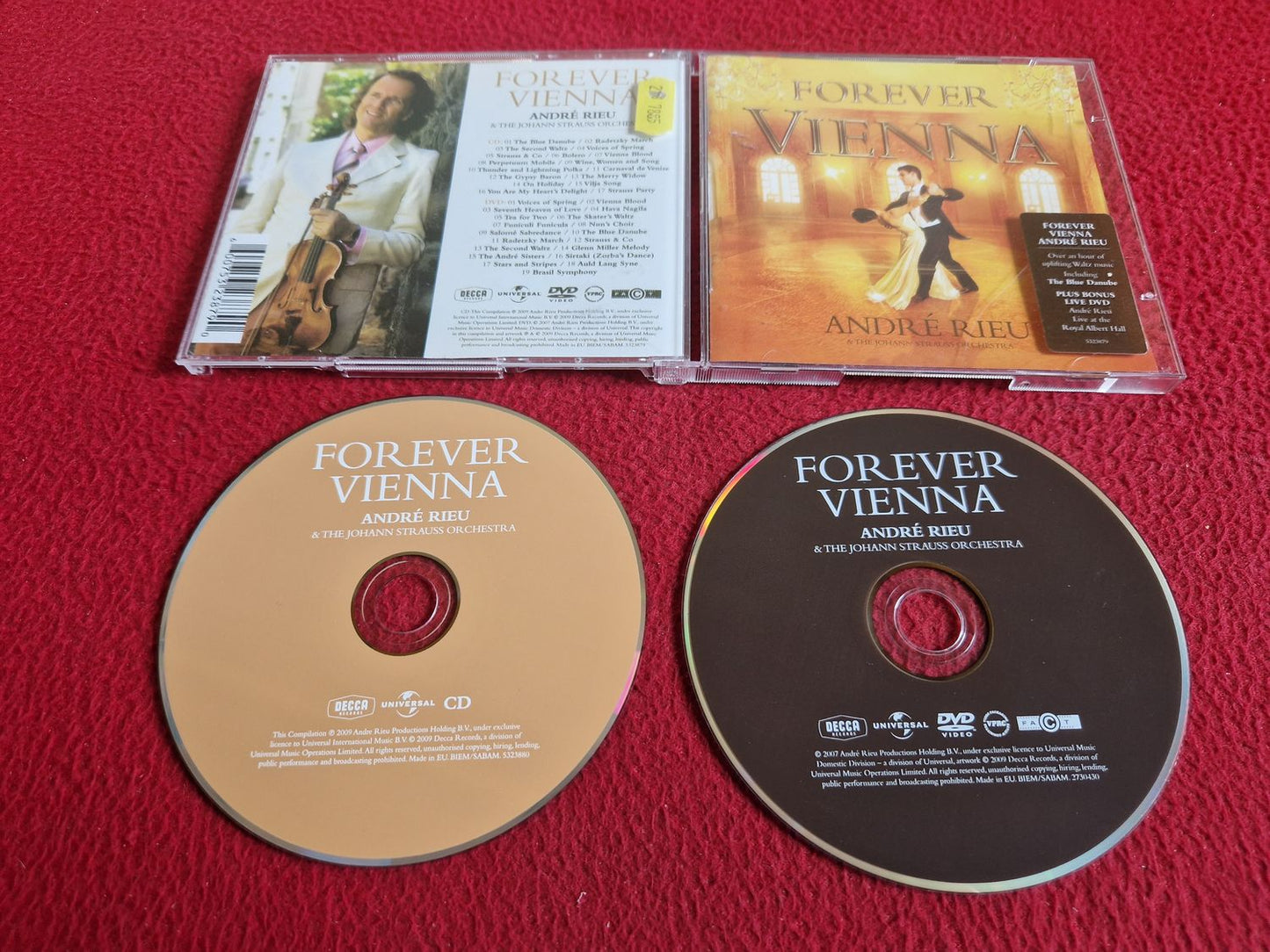 ANDRE RIEU FOREVER VIENNA CD / DVD